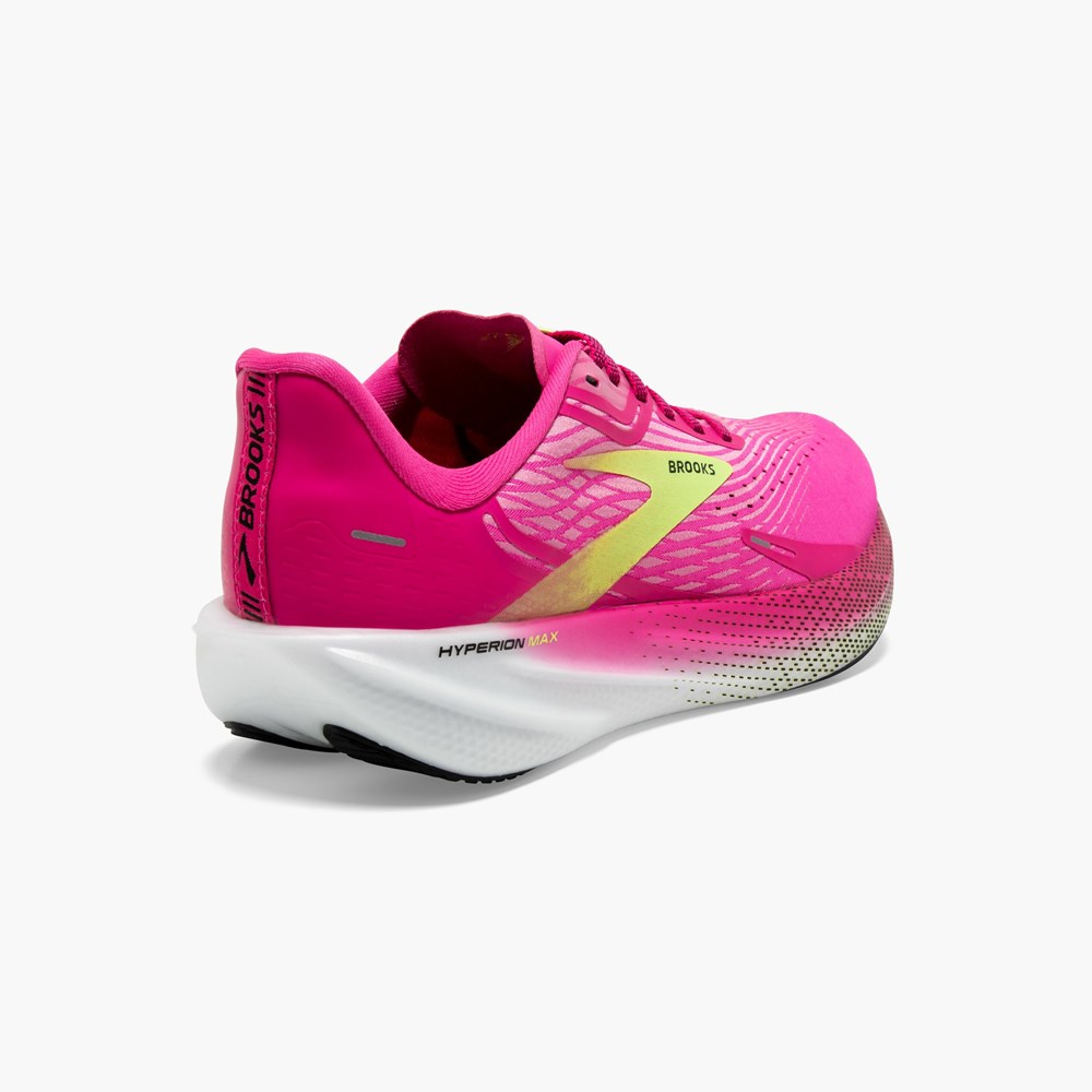 Chaussure d'Athlétisme Brooks Hyperion Max Citron Noir Femme | IDV-4548768